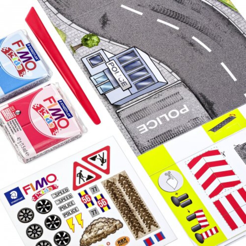Sada Fimo kids Form & Play POLICEJNÍ AUTO