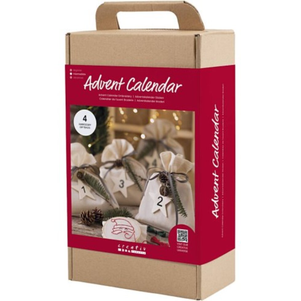 Adventní kalendář vyšívání