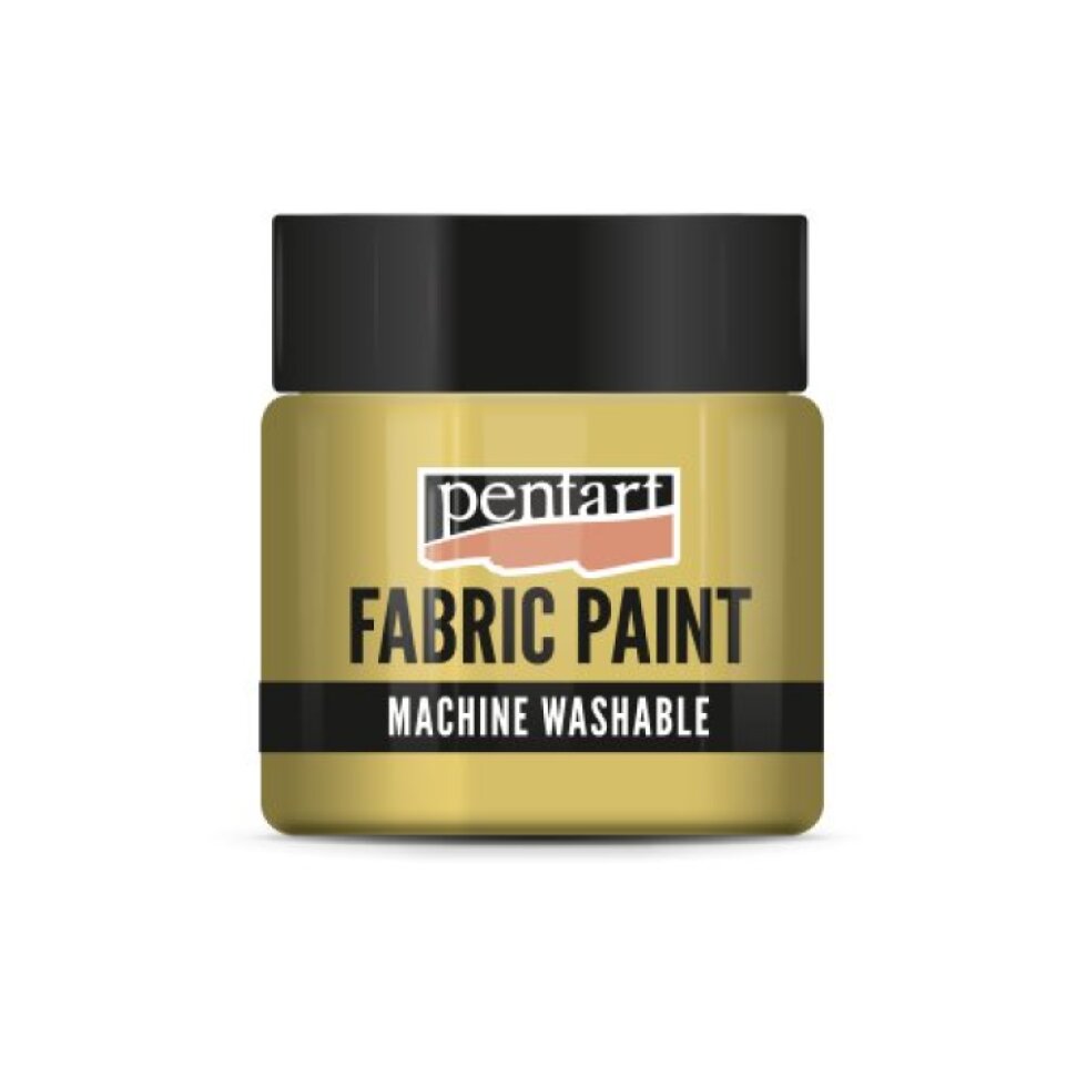 Barva na světlý a tmavý textil metalická PENTART 50 ml ZLATÁ
