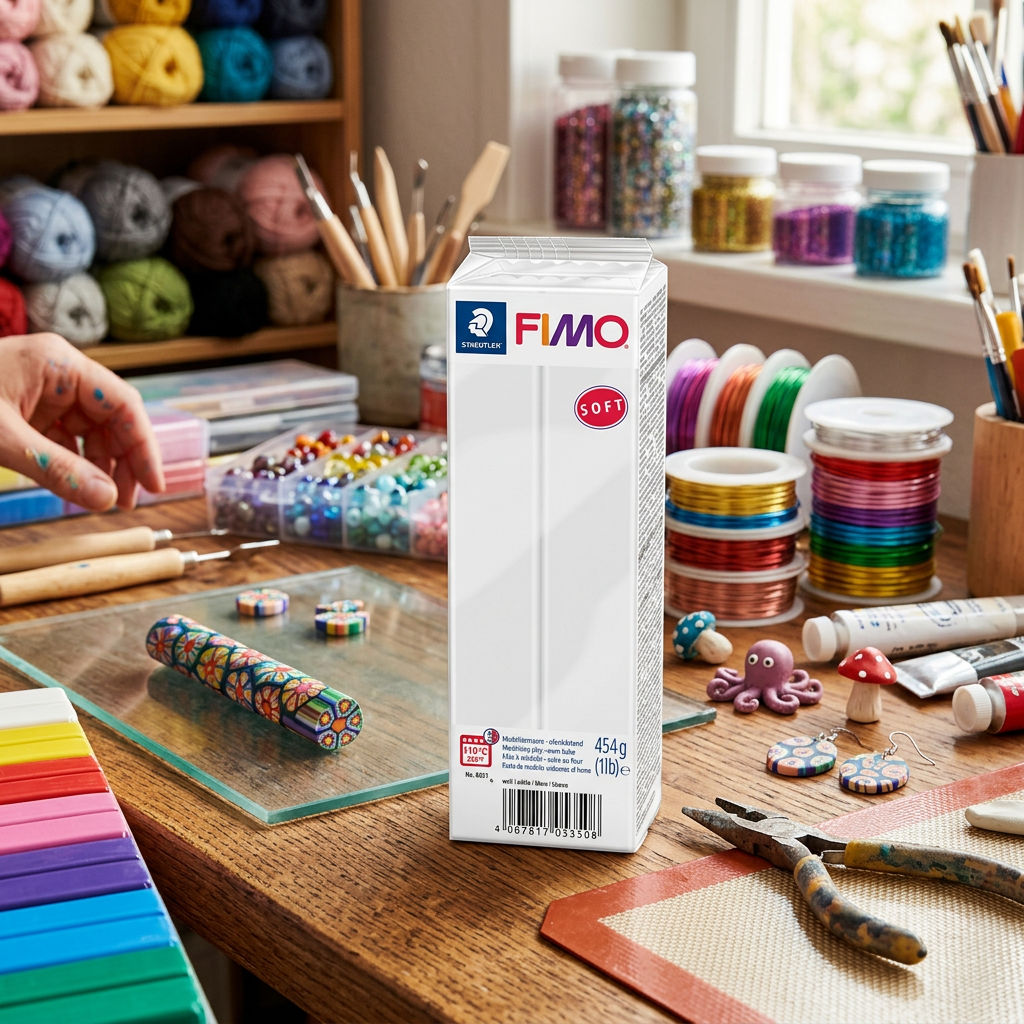 FIMO soft 454 g BÍLÁ