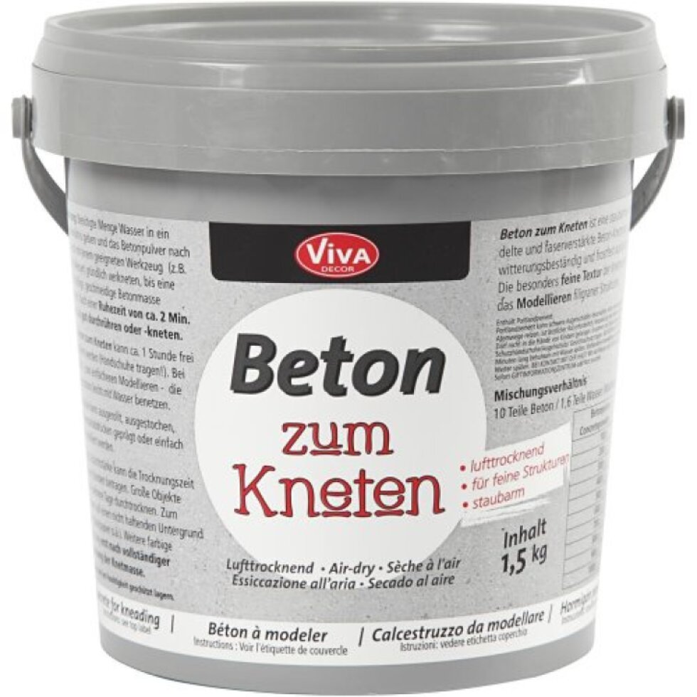 BETONOVÁ HMOTA NA MODELOVÁNÍ 1,5 kg