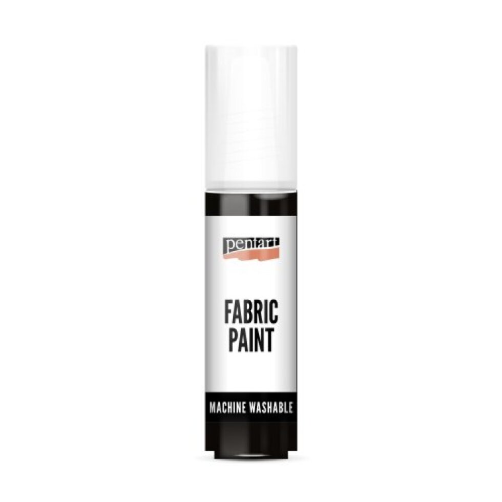 Barva na světlý a tmavý textil PENTART 20 ml ČERNÁ