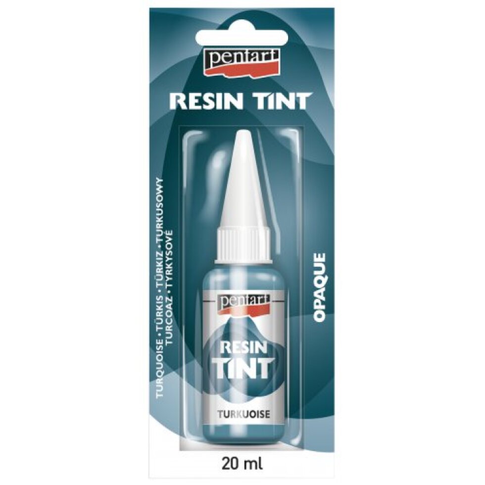Barva do pryskyřice krycí PENTART 20 ml TYRKYSOVÁ
