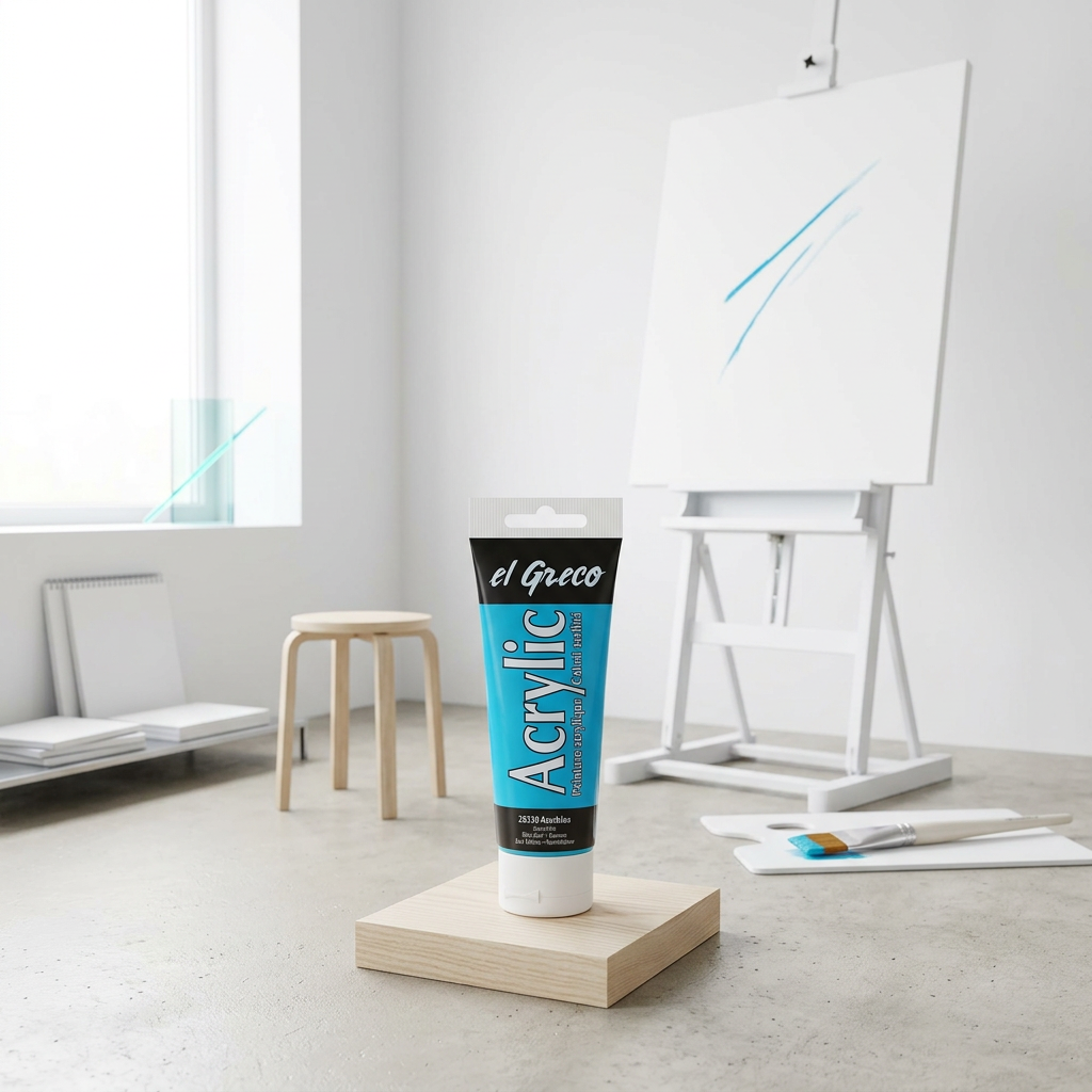 Akrylová barva EL GRECO 75 ml AZUROVÁ