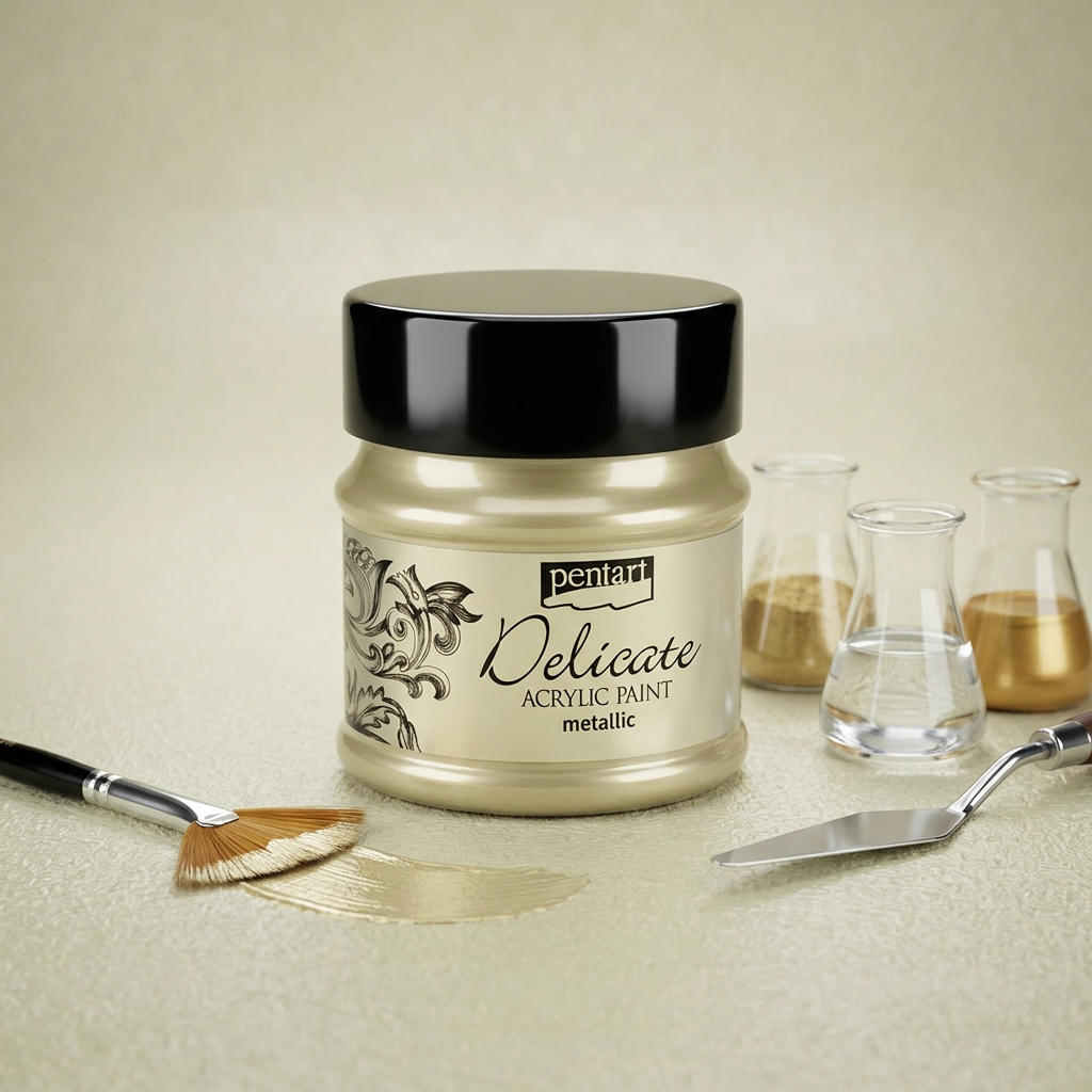 Akrylová barva delikátní metalická PENTART 50 ml
