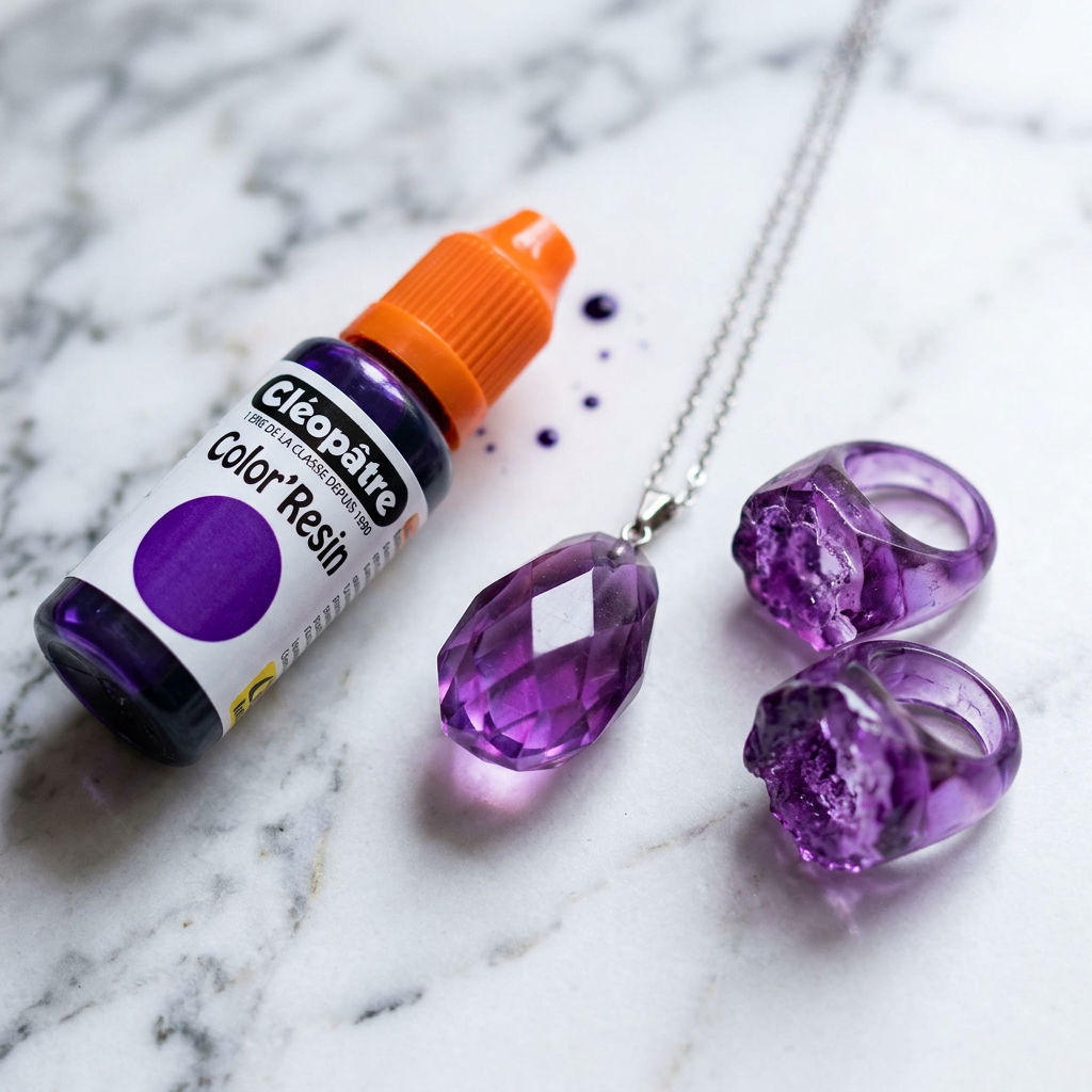 Barevná pryskyřice PURPUROVÁ - transp. barvivo pro pryskyřice 15 ml