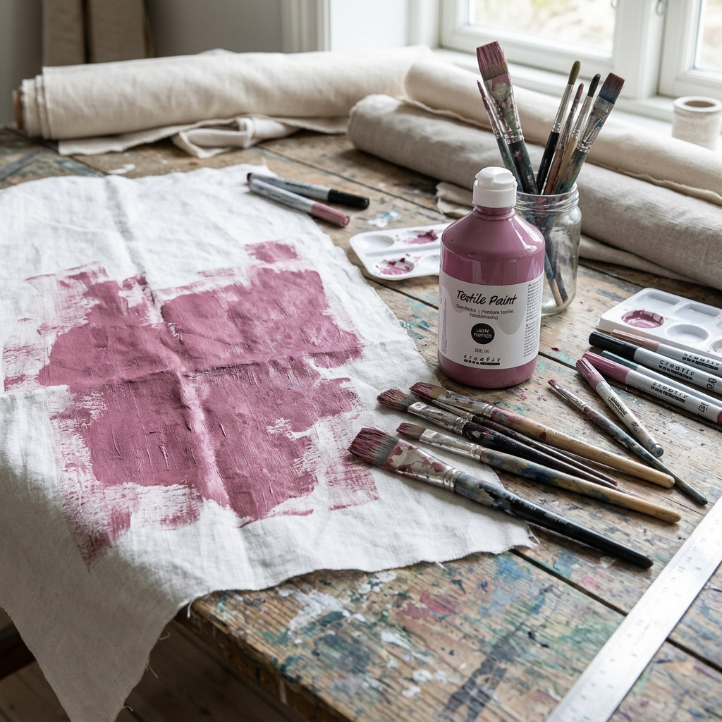 Barva na textil CREATIV 500 ml TMAVÁ RŮŽOVÁ