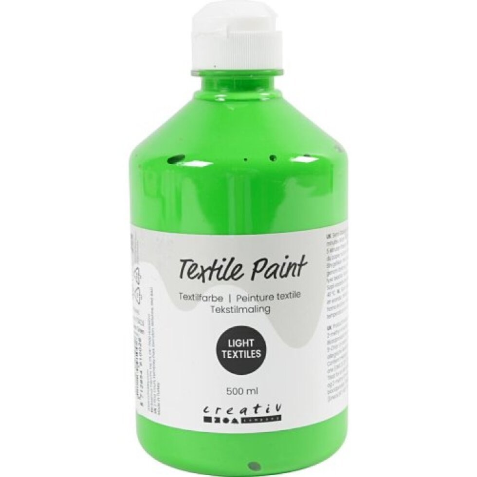 Barva na textil CREATIVE 500 ml NEONOVÁ ZELENÁ