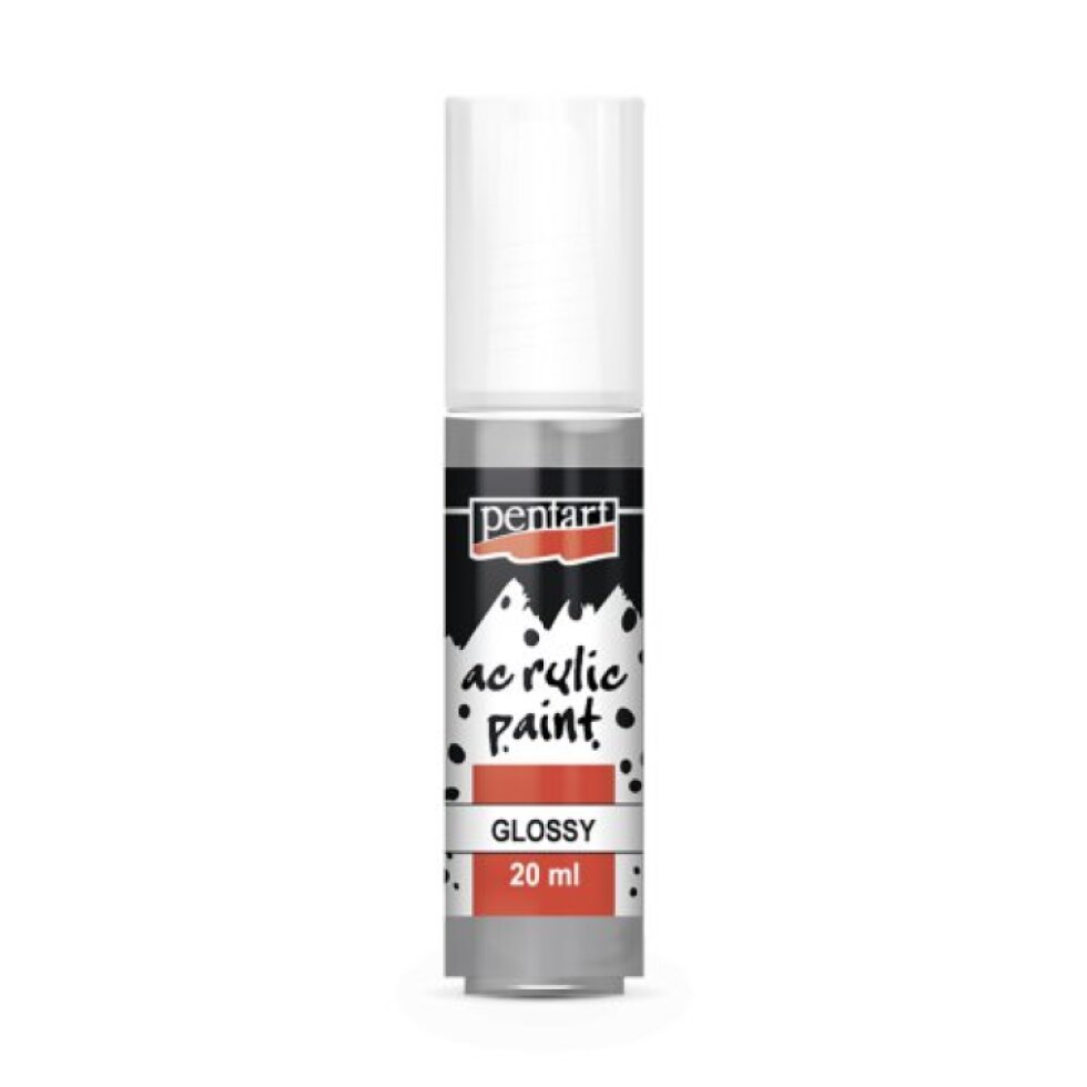 Akrylová barva lesklá PENTART 20 ml ŠEDÁ