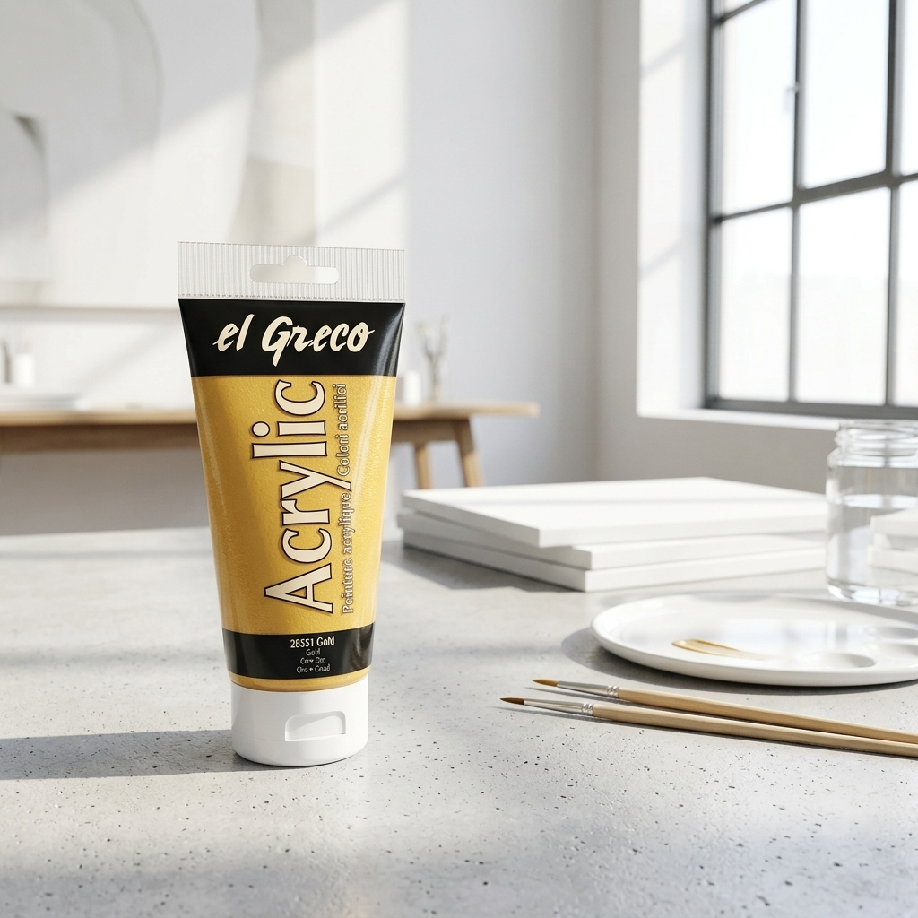 Akrylová barva EL GRECO 150 ml ZLATÁ