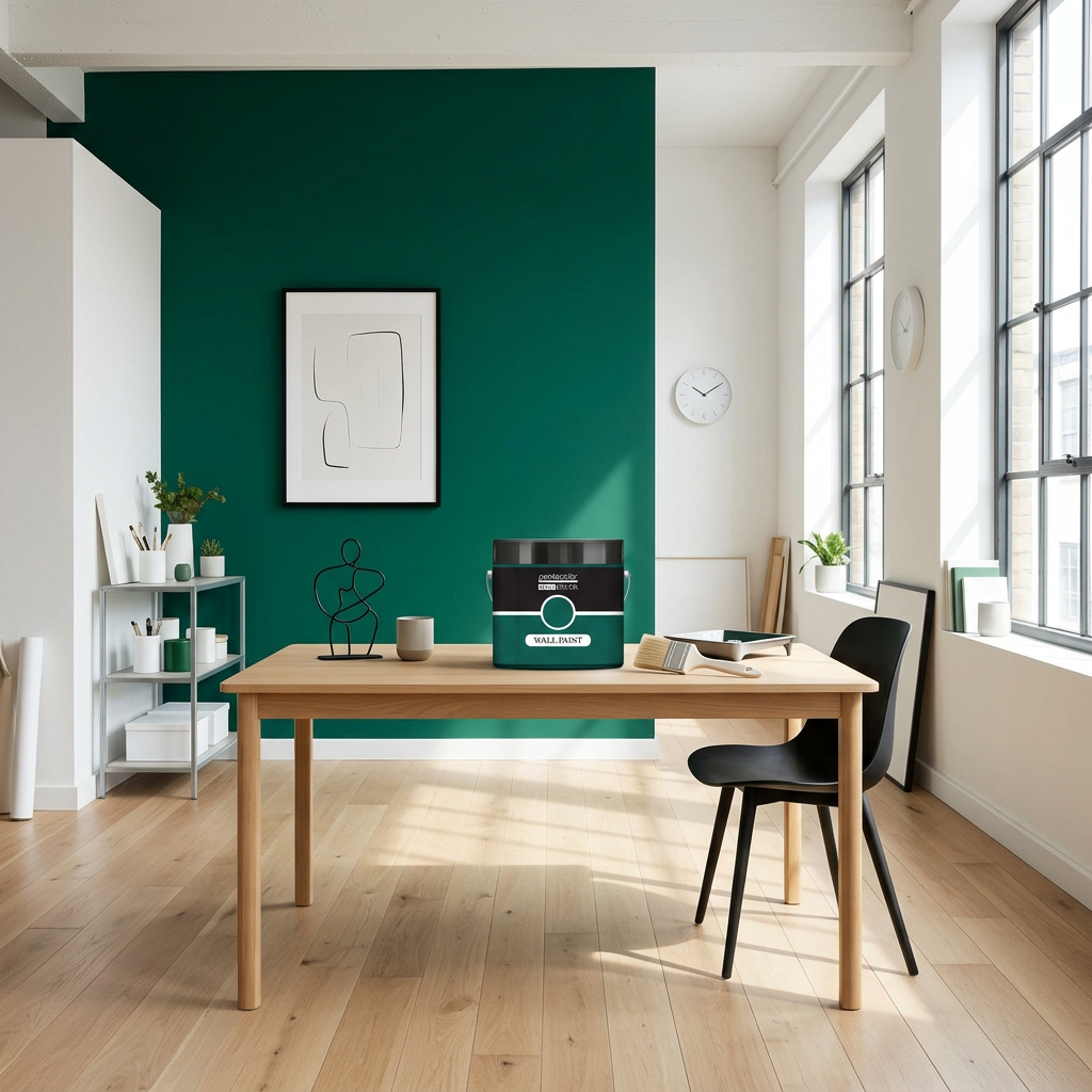Barva na zeď WALL DECOR 500 ml SMARAGDOVÁ ZELENÁ