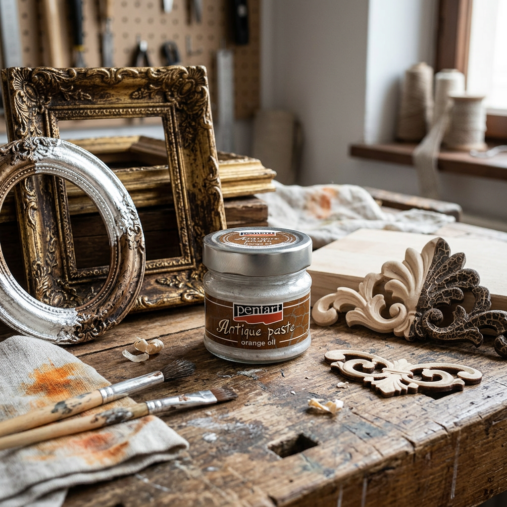 Antikovací pasta PENTART 20 ml STŘÍBRNÁ