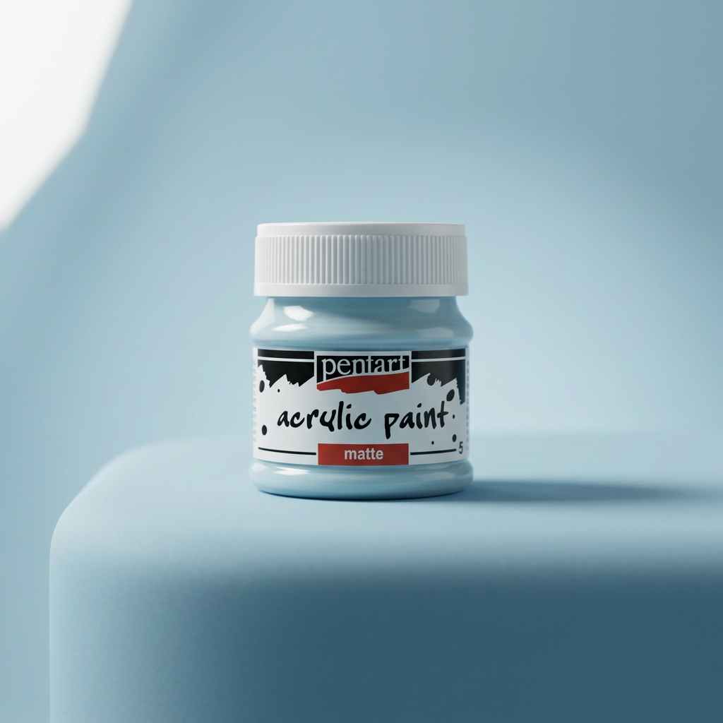 Akrylová barva matná PENTART 50 ml LEDOVÁ MODRÁ