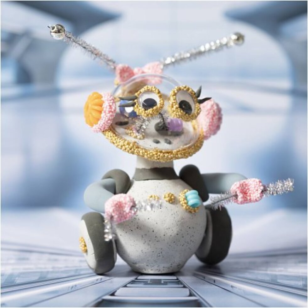 Mini kreativní sada ROBOTÍ HOLČIČKA