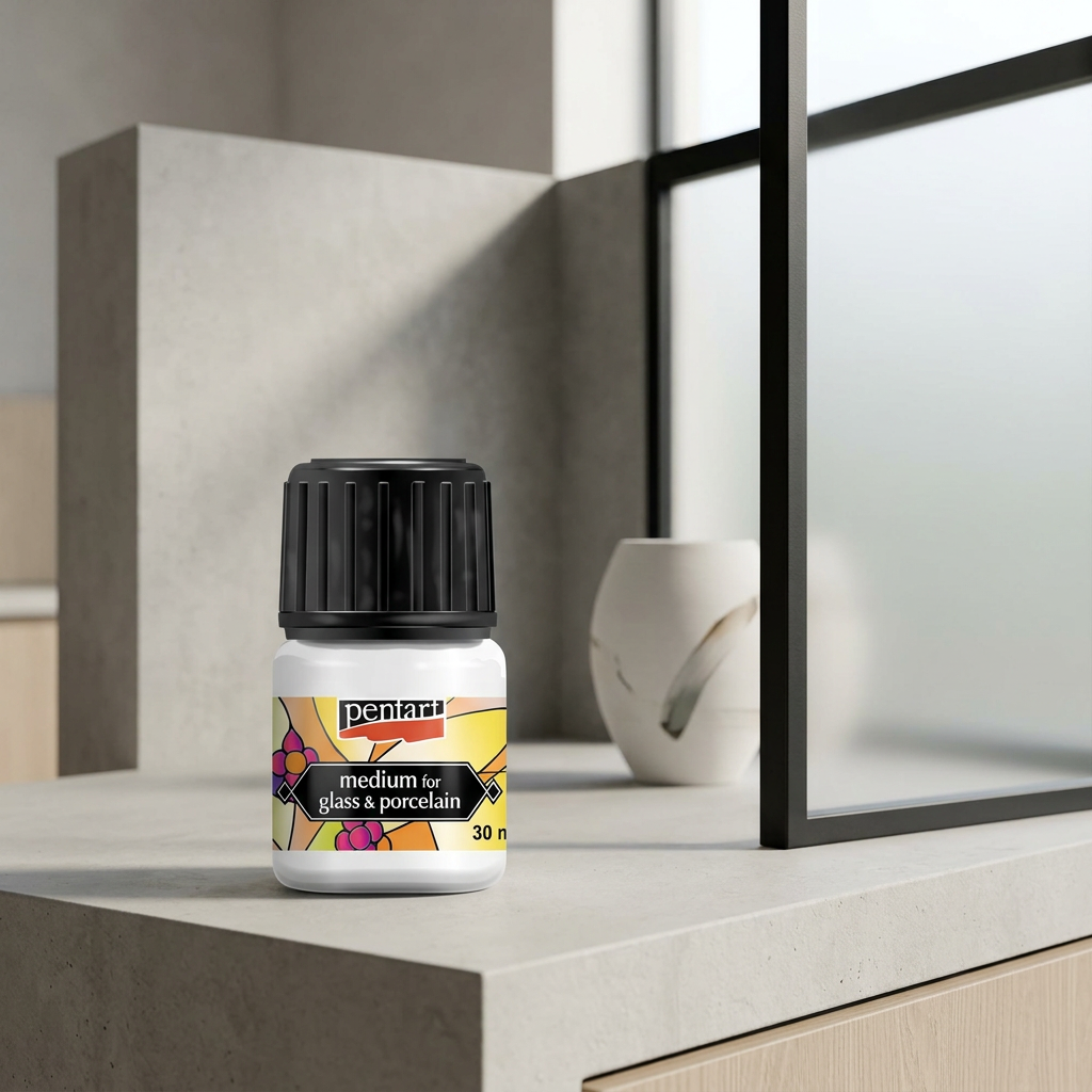 Médium pro barvy na sklo a porcelán PENTART 30 ml