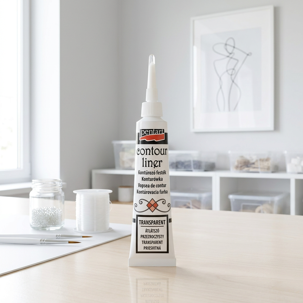 Konturovací liner univerzální PENTART 20 ml TRANSPARENTNÍ