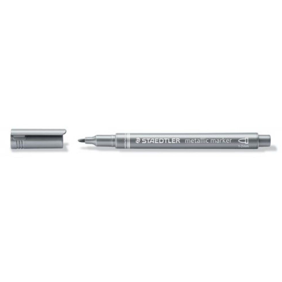 Metalický fix STAEDTLER 1-2 mm STŘÍBRNÁ