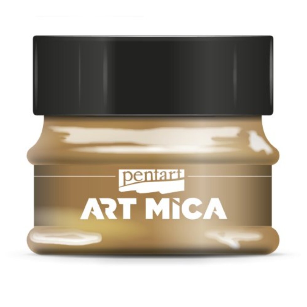 Minerální prášek ART MICA PENTART 9 g ZLATO HNĚDÁ