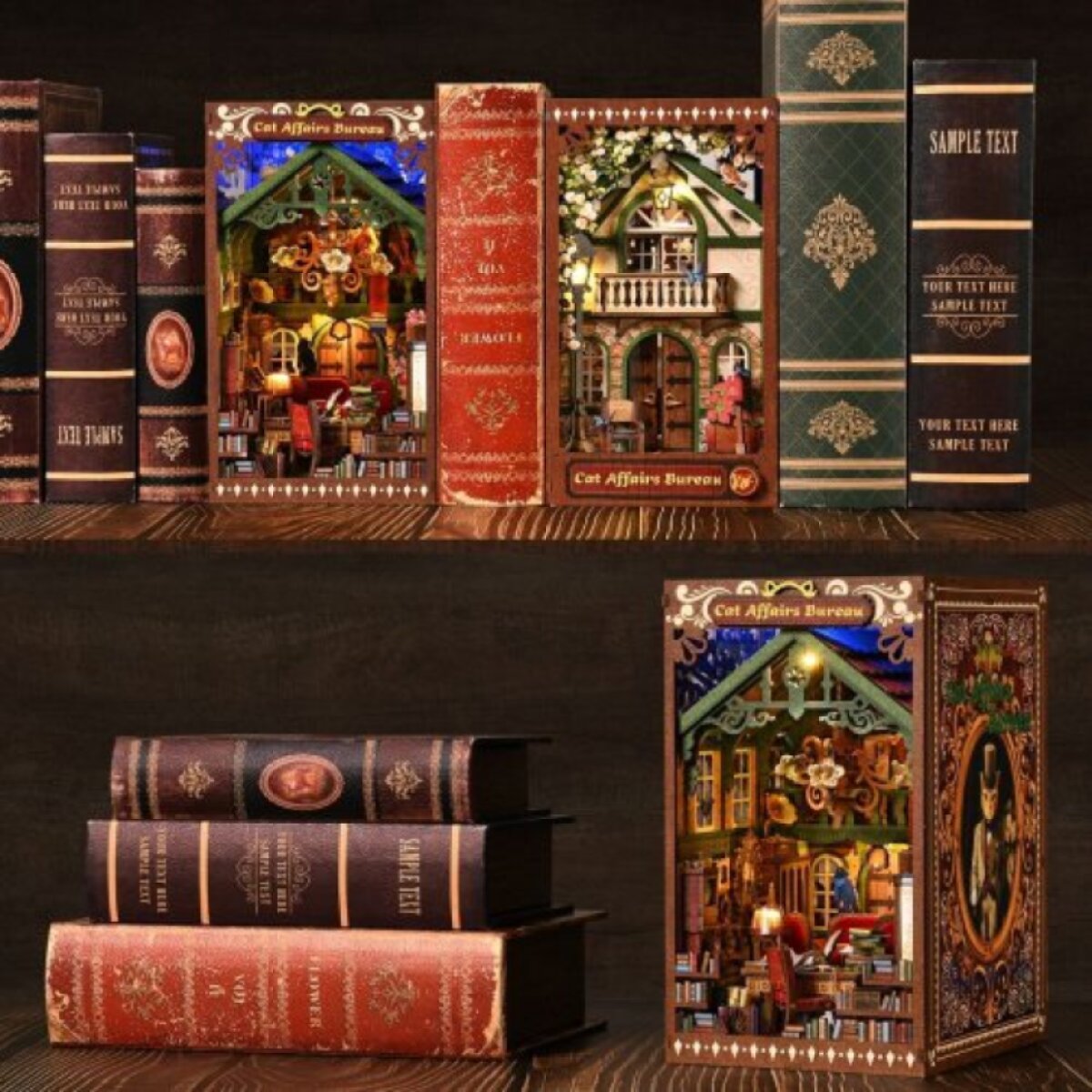 Book Nook sada - Kočičí agentura