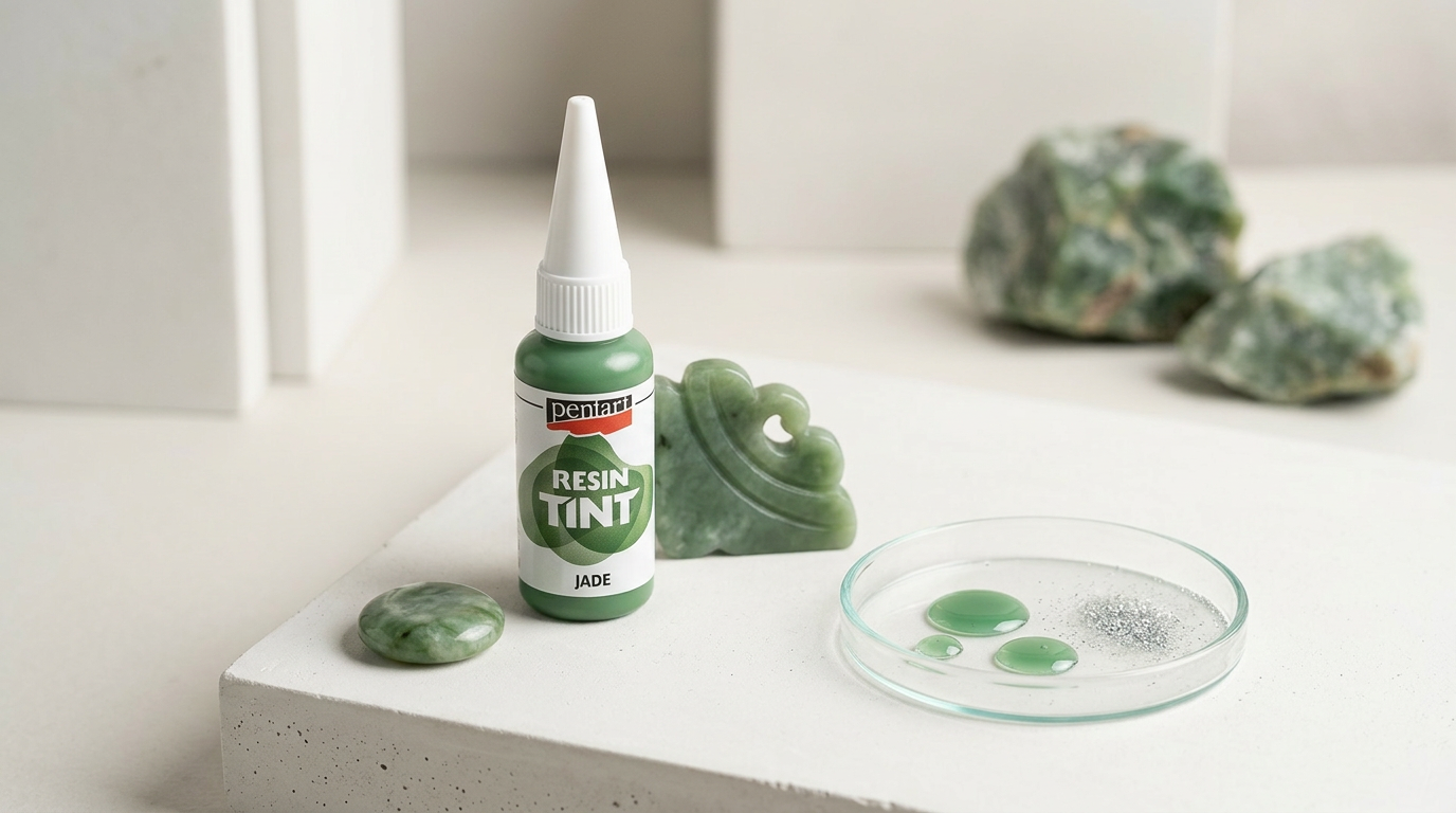 Barva do pryskyřice krycí PENTART 20 ml NEFRITOVÁ