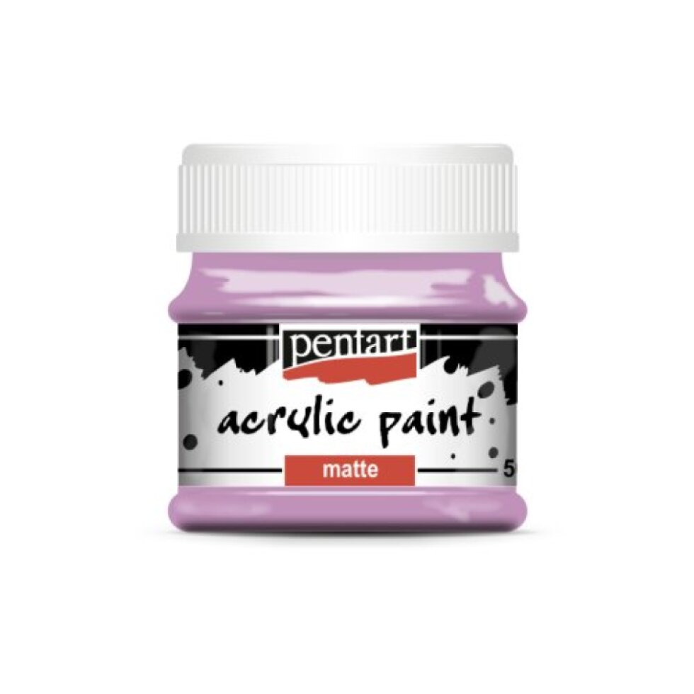 Akrylová barva matná PENTART 50 ml MALINOVÁ