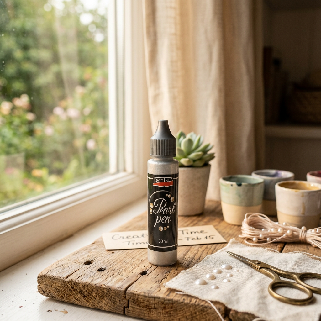 Tekutá perla PENTART 30 ml STŘÍBRNÁ