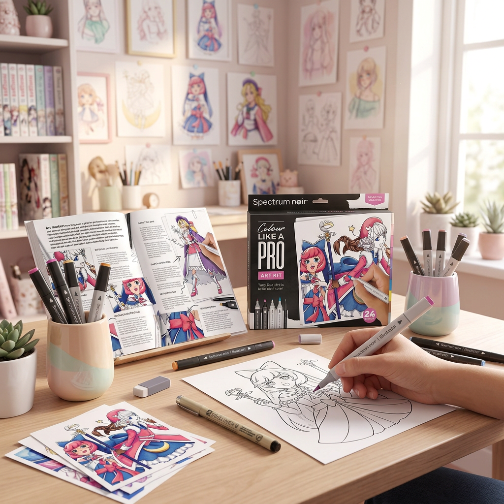 Sada Ilustrace manga NEBESKÉ PANNY