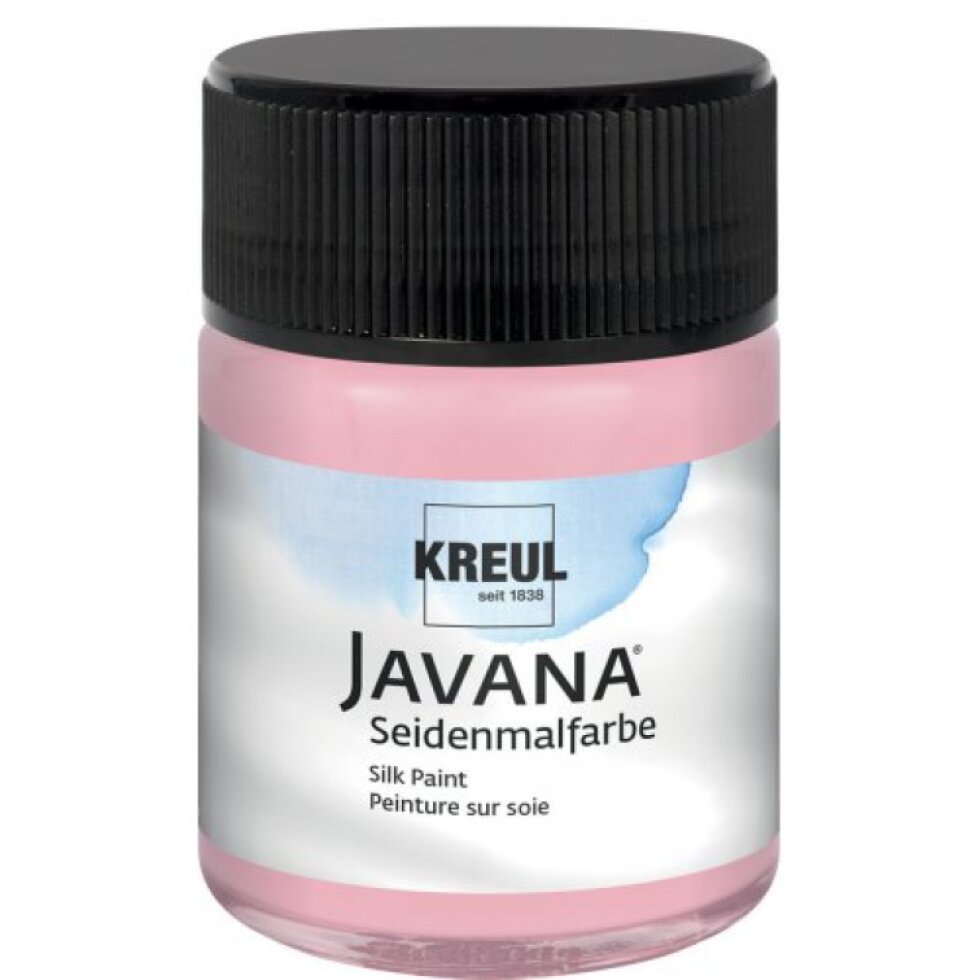 Barva na hedvábí JAVANA 50 ml SVĚTLÁ RŮŽOVÁ