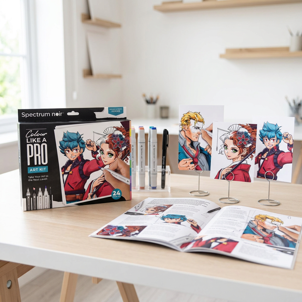 Sada Ilustrace manga HRDINOVÉ