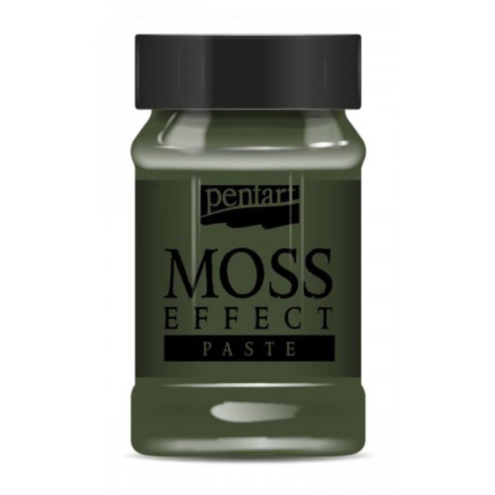 Pasta s mechovým efektem MOSS EFFECT PENTART 100 ml TMAVÁ ZELENÁ