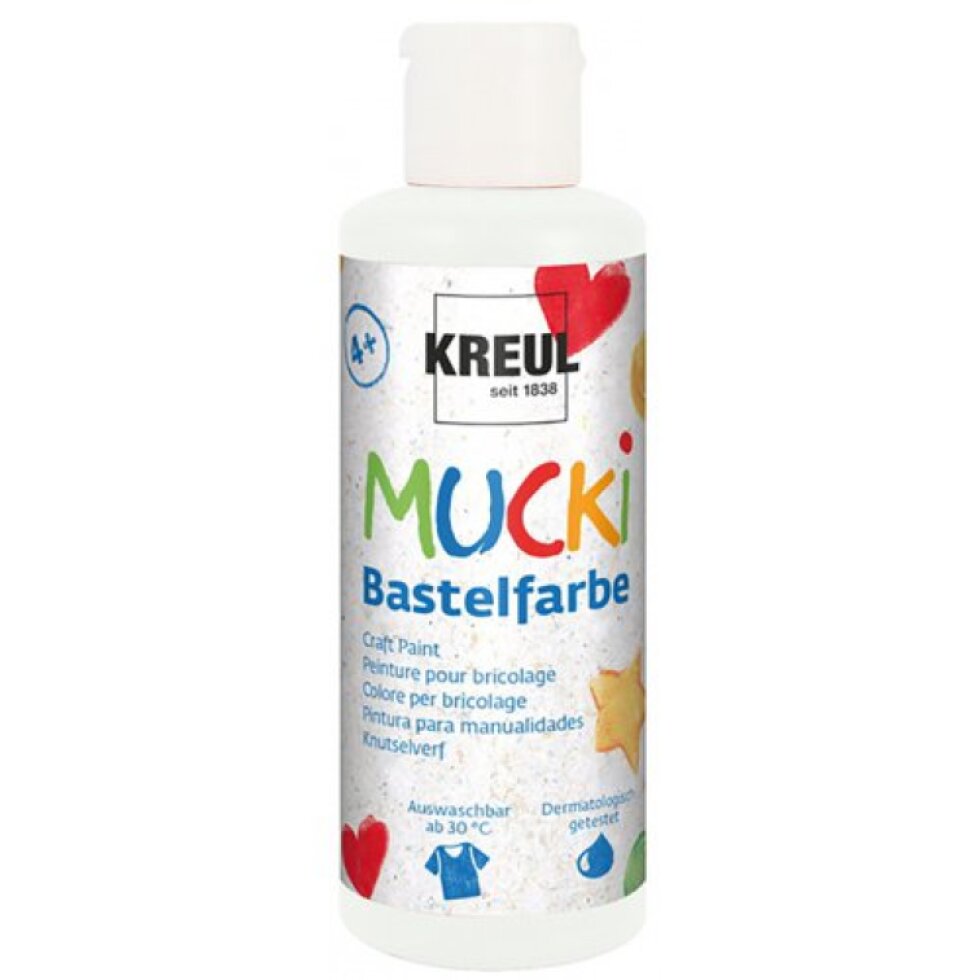 Sada prstová barva MUCKI 6 barev po 80 ml