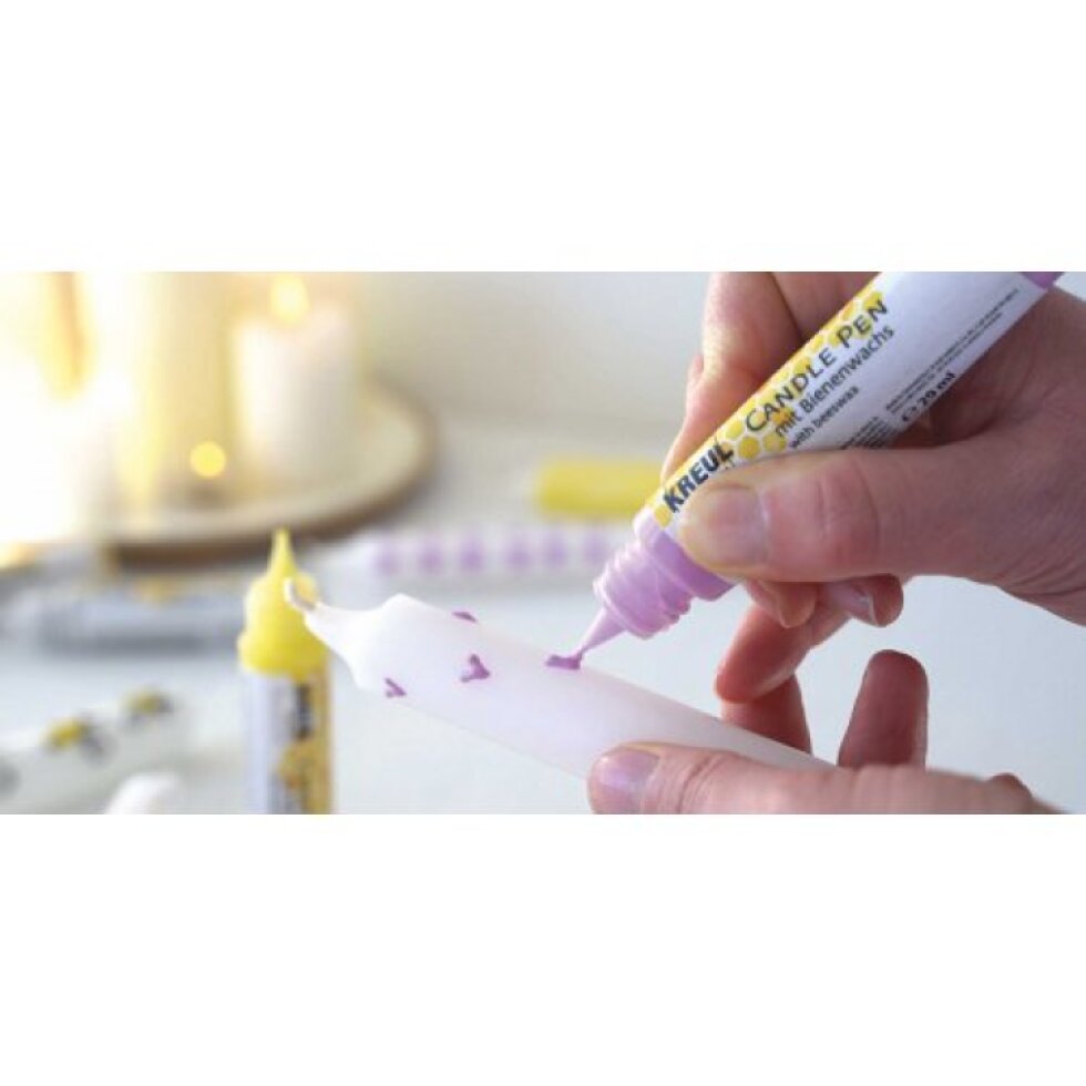 Sada CANDLE PEN KREUL voskové pero pro malování svíček 4 barvy
