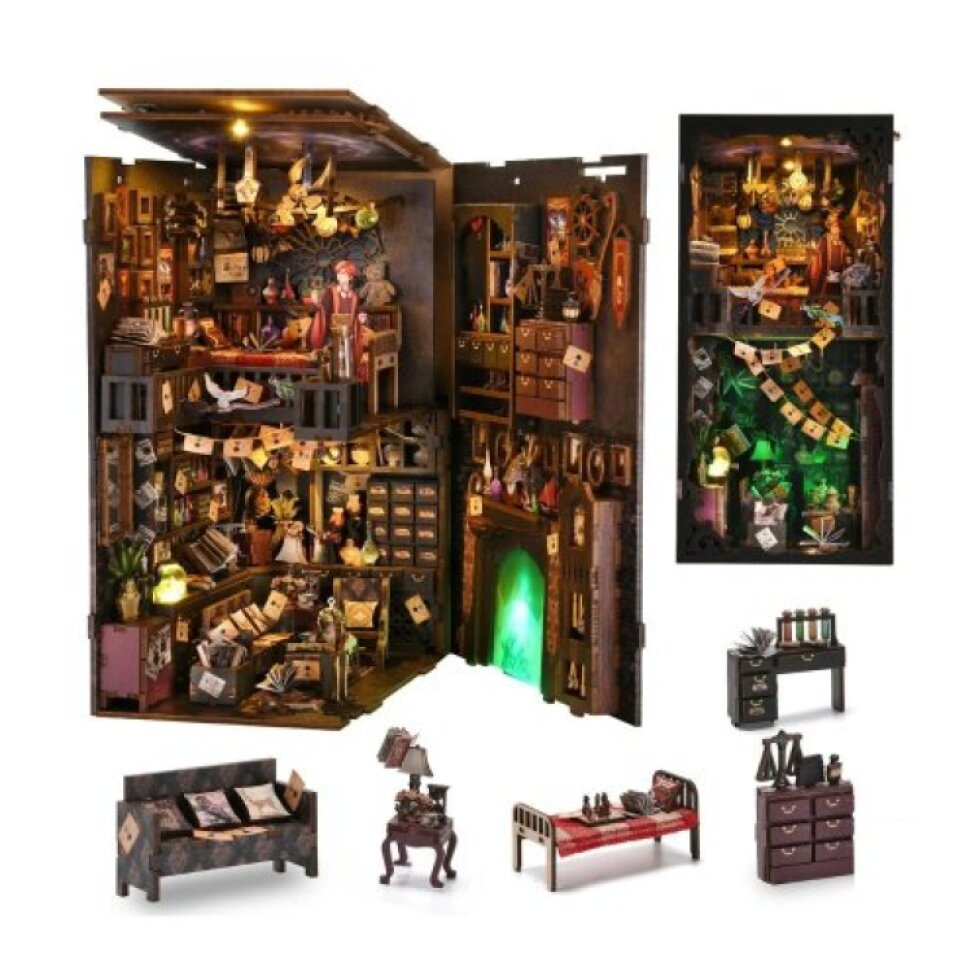 Book Nook sada - Dům magie