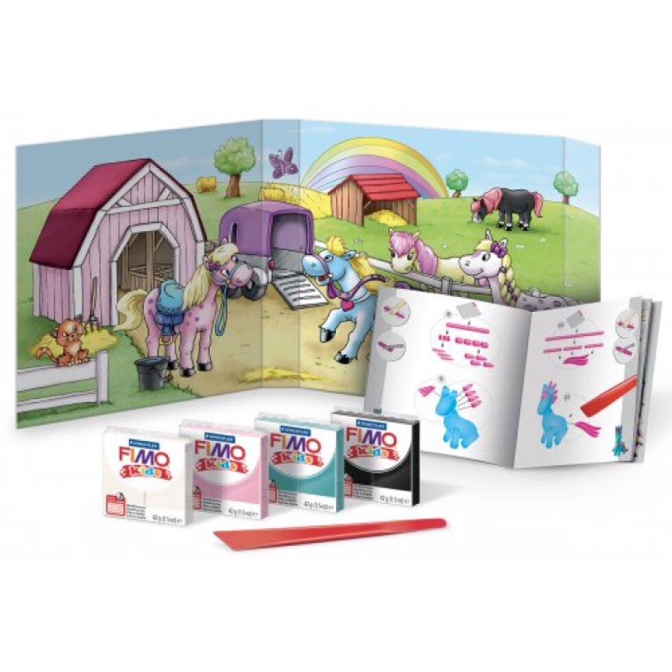 Sada Fimo kids Form & Play Poníci