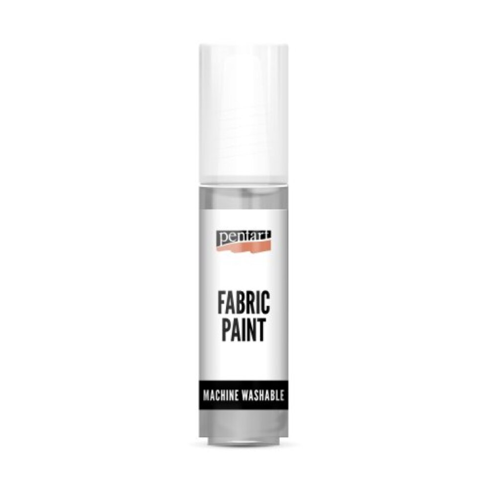 Barva na světlý a tmavý textil PENTART 20 ml ŠEDÁ