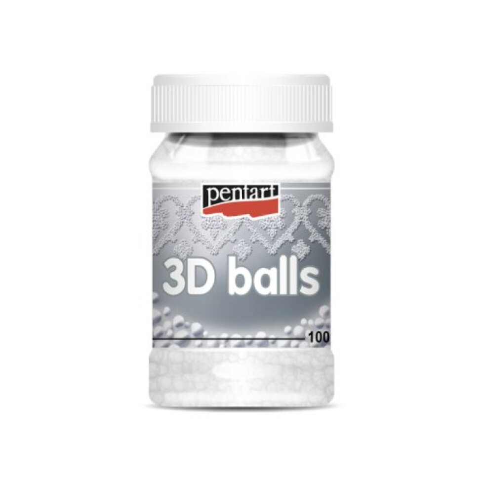 3D kuličky na tvorbu struktur PENTART 100 ml VELKÉ