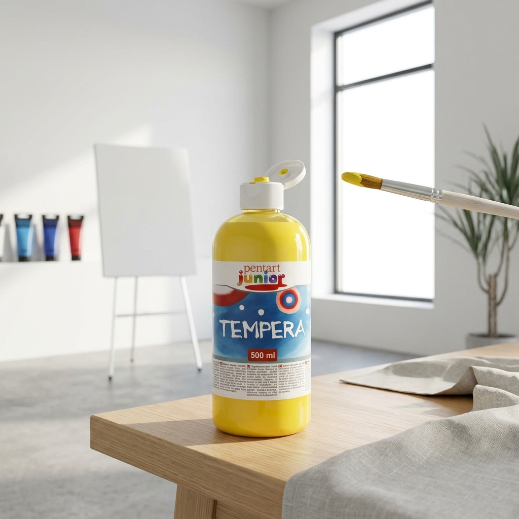 Temperová barva Junior PENTART 500 ml SLUNEČNÍ ŽLUTÁ