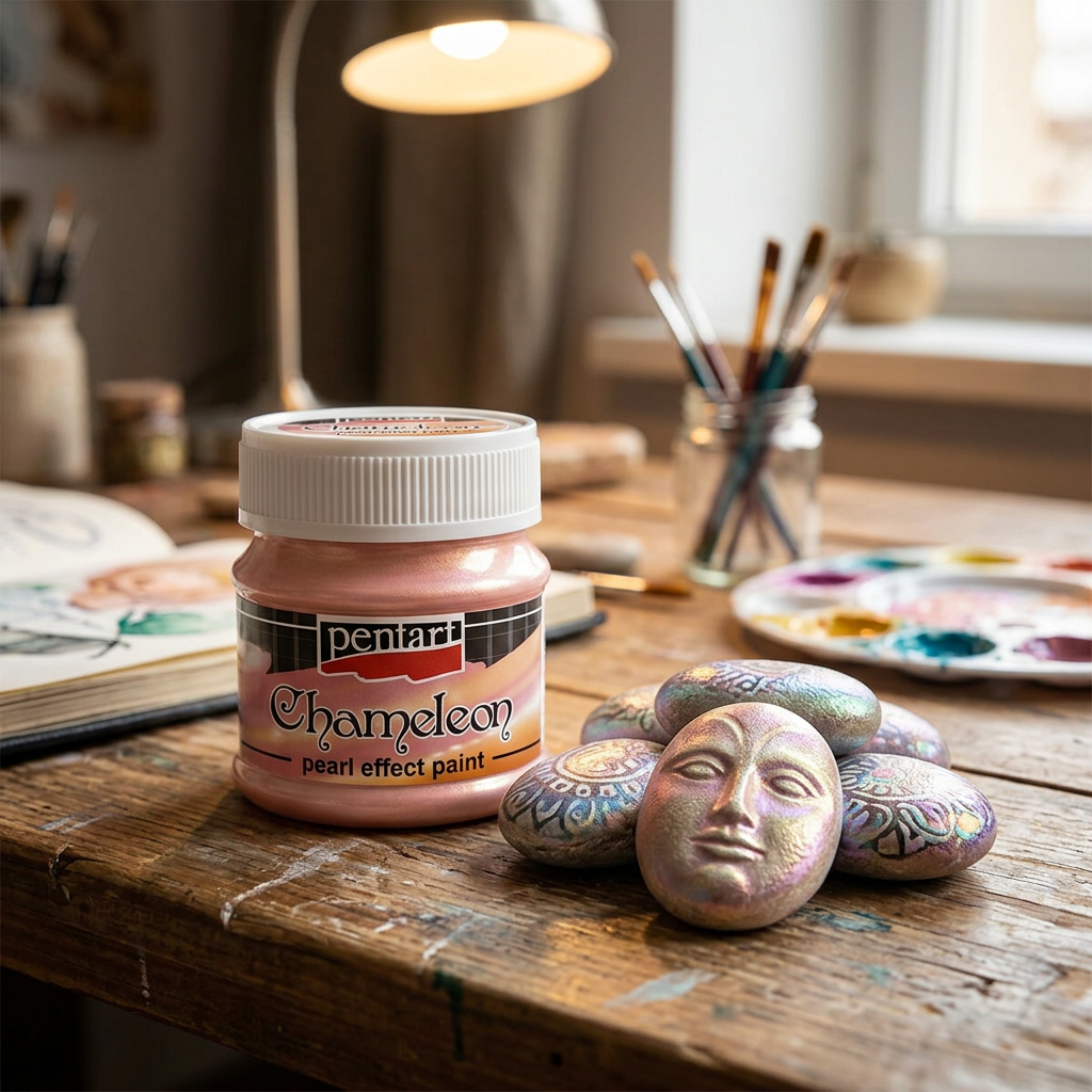 Chameleon perleťová akrylová barva PENTART 50 ml LILA-ZLATÁ