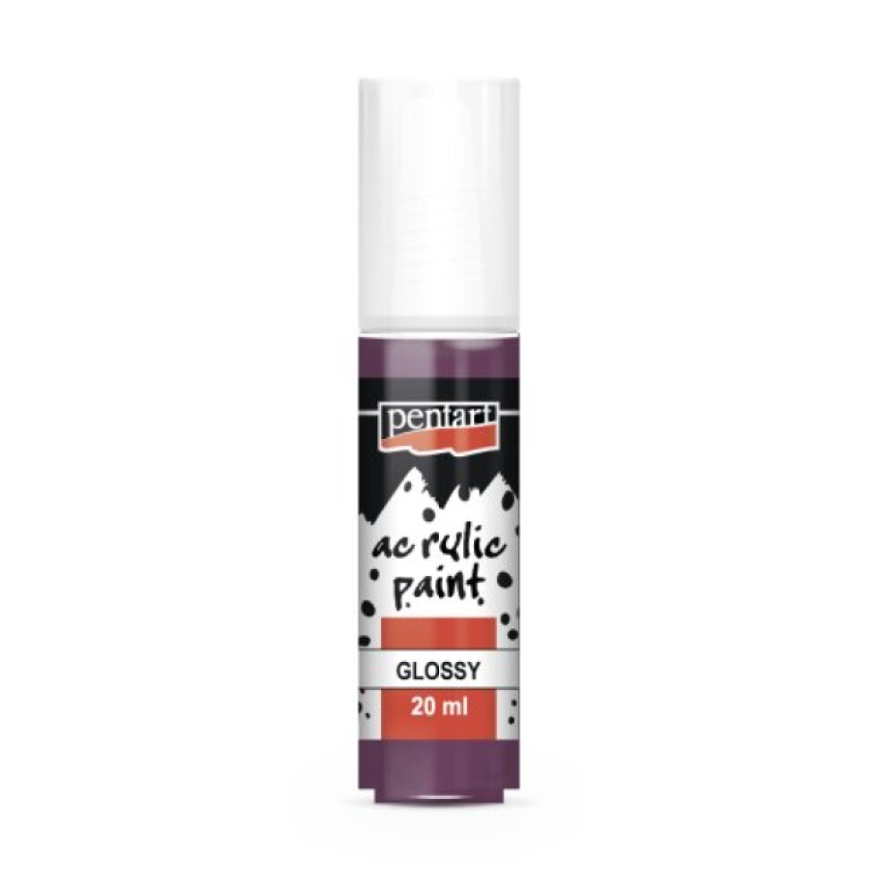 Akrylová barva lesklá PENTART 20 ml PURPUROVÁ