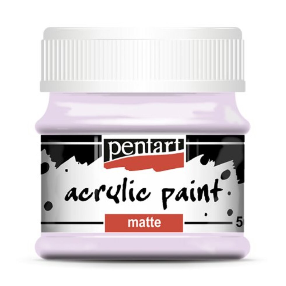 Akrylová barva matná PENTART 50 ml PASTELOVÁ FIALOVÁ