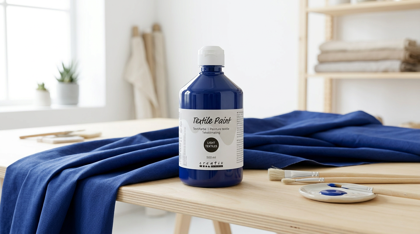 Barva na textil CREATIV 500 ml BRILIANT MODRÁ
