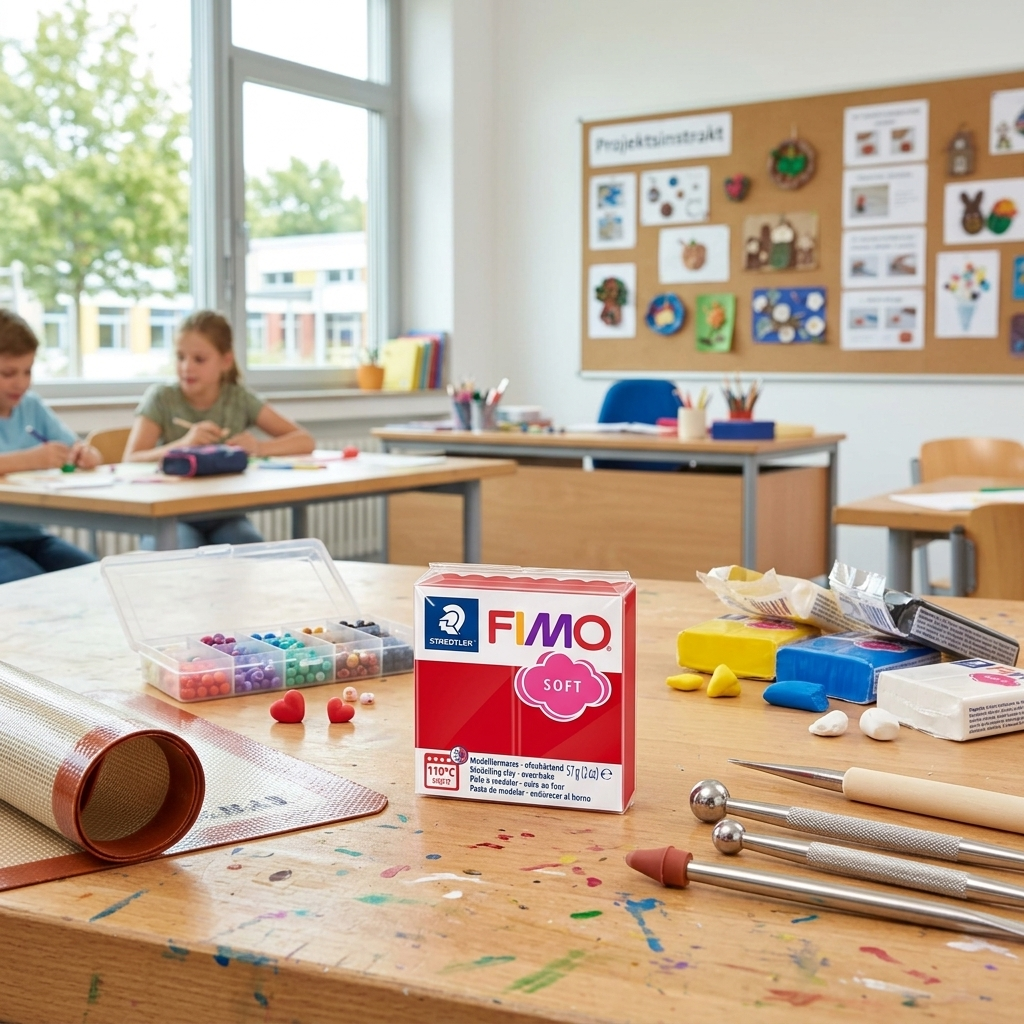 FIMO soft 57g VÁNOČNÍ ČERVENÁ