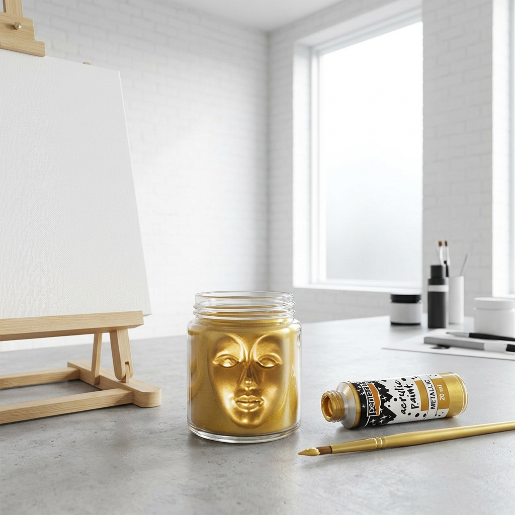 Akrylová barva metalická PENTART 20 ml ZLATÁ