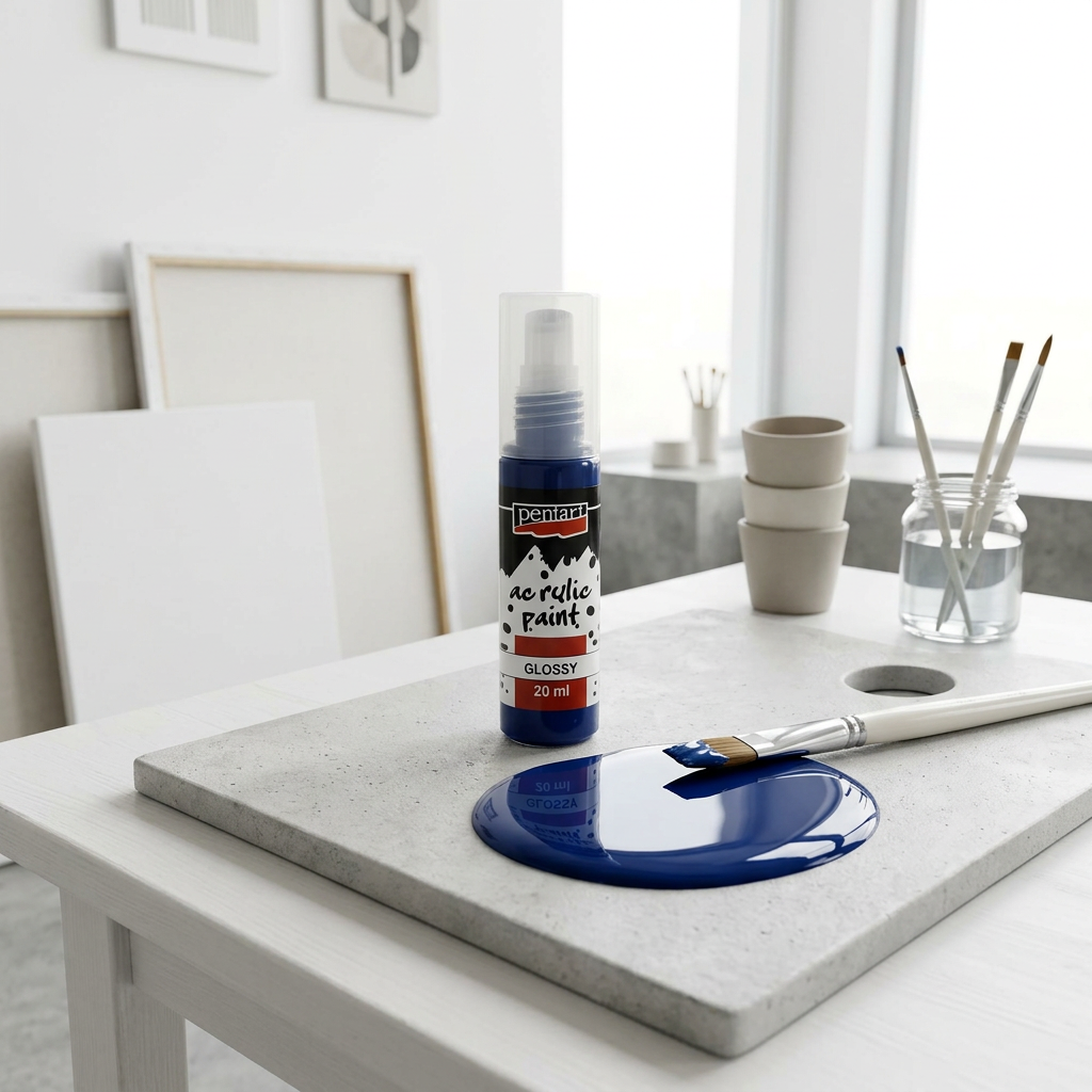Akrylová barva lesklá PENTART 20 ml TMAVÁ MODRÁ