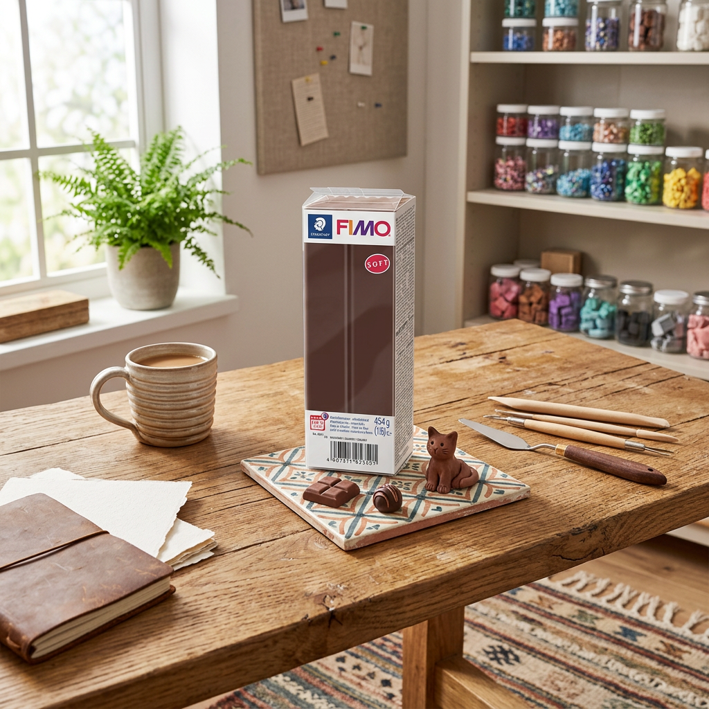 FIMO soft 454 g ČOKOLÁDOVÁ