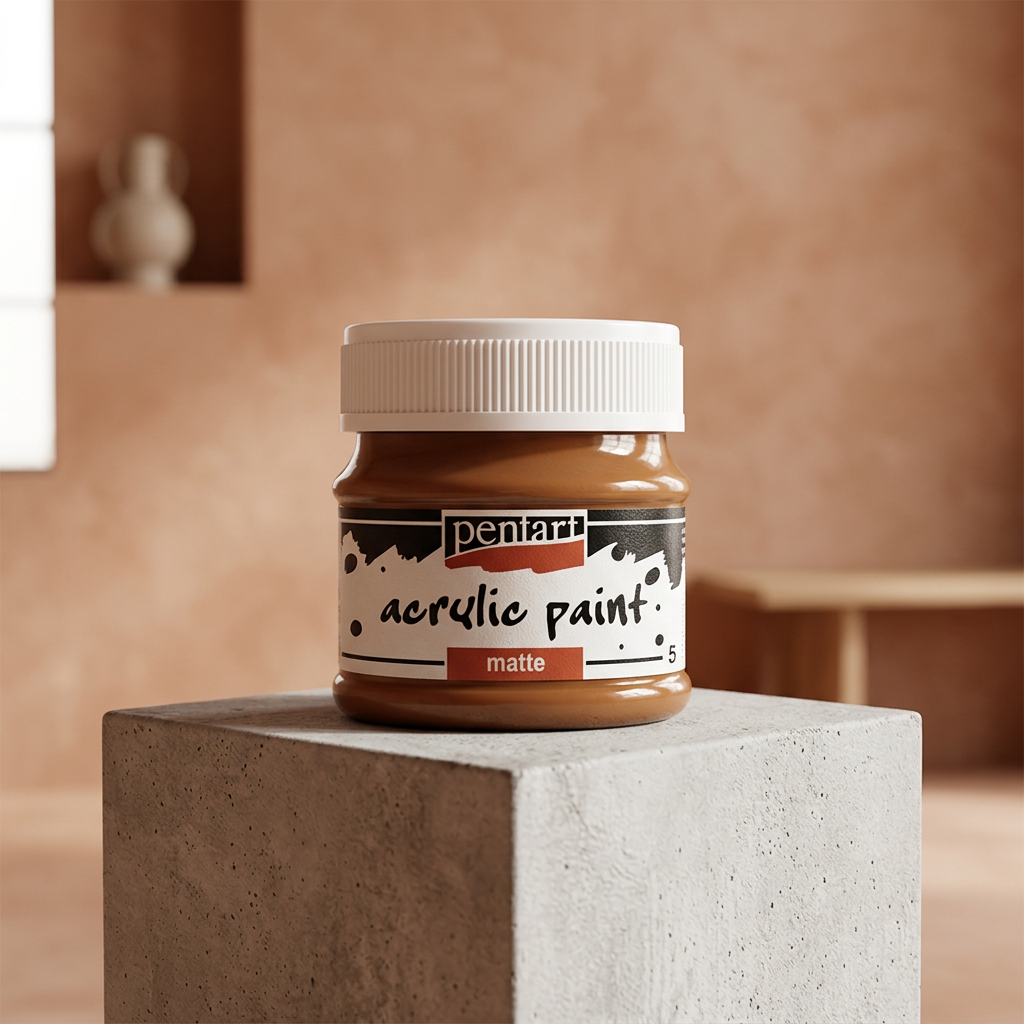 Akrylová barva matná PENTART 50 ml ČERVENÁ HLÍNA