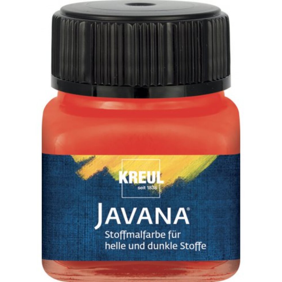 Sada barev na světlý a tmavý textil JAVANA 6 x 20 ml - základní