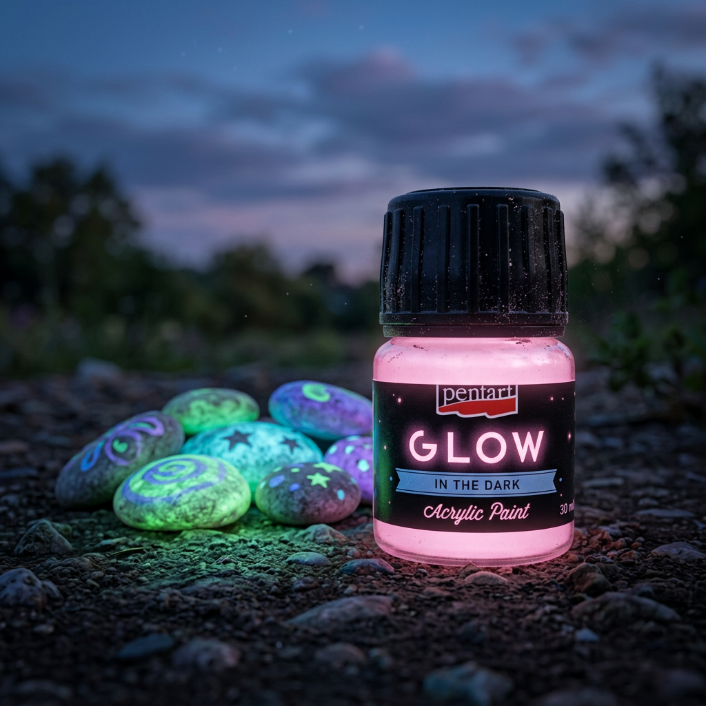 Akrylová barva svítící ve tmě PENTART 30 ml