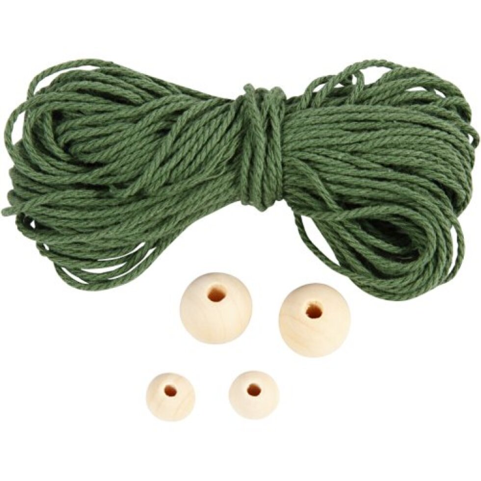 Mini sada macramé VÁNOČNÍ STROMEČEK