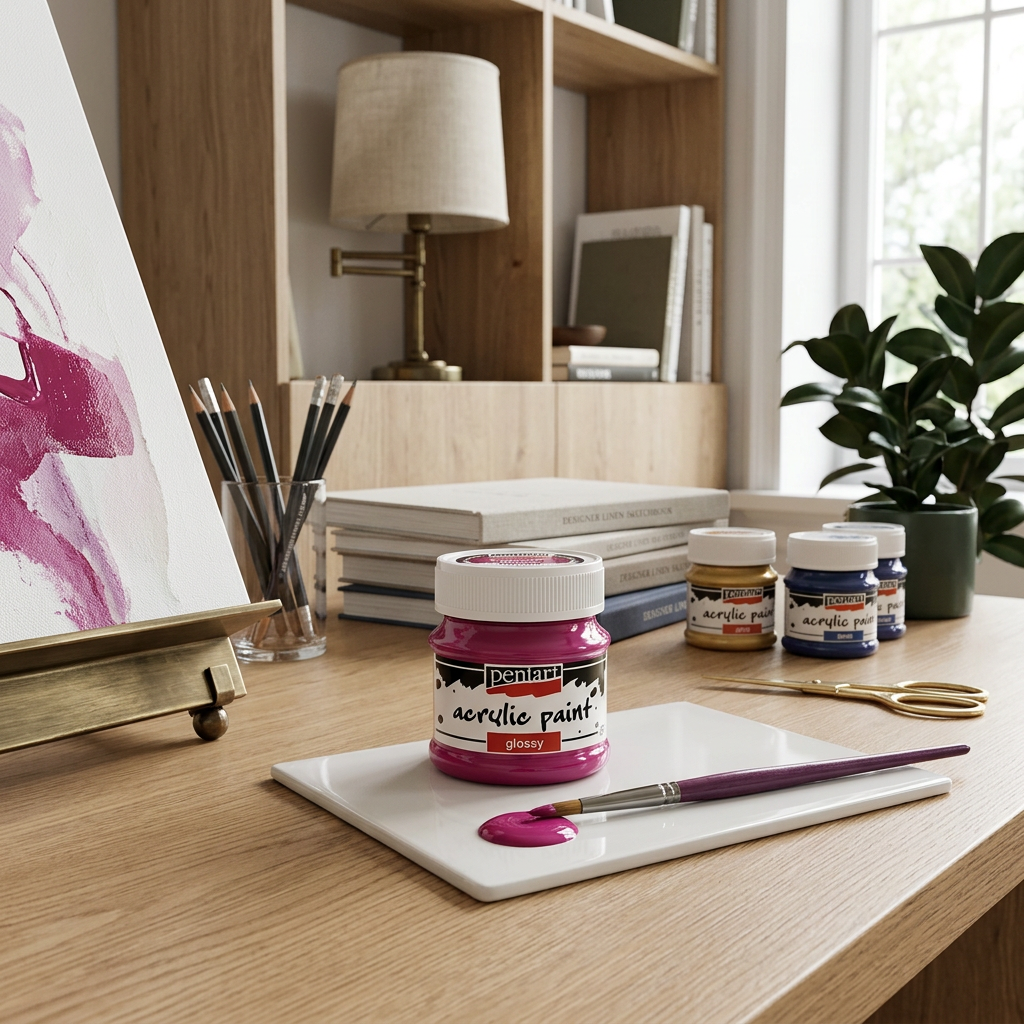 Akrylová barva lesklá PENTART 50 ml MAGENTA